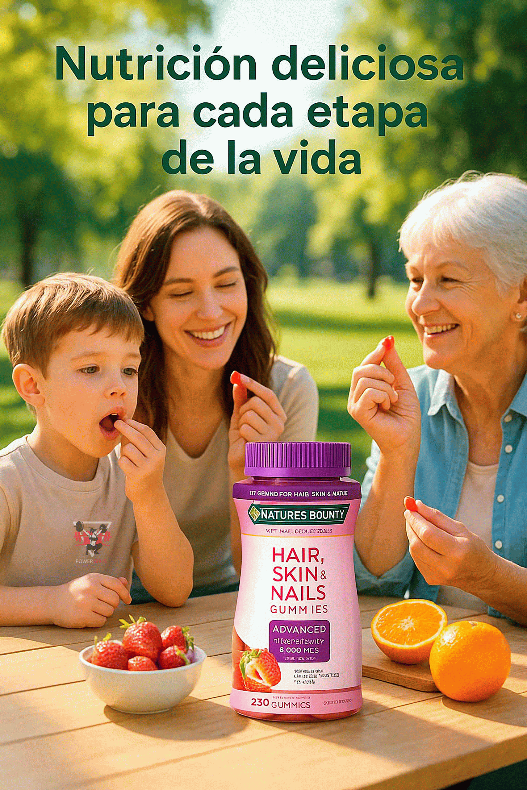 COLAGENO - HAIR SKIN & NAILS GUMMIES - NATURE´S BOUNTY - Imagen 4