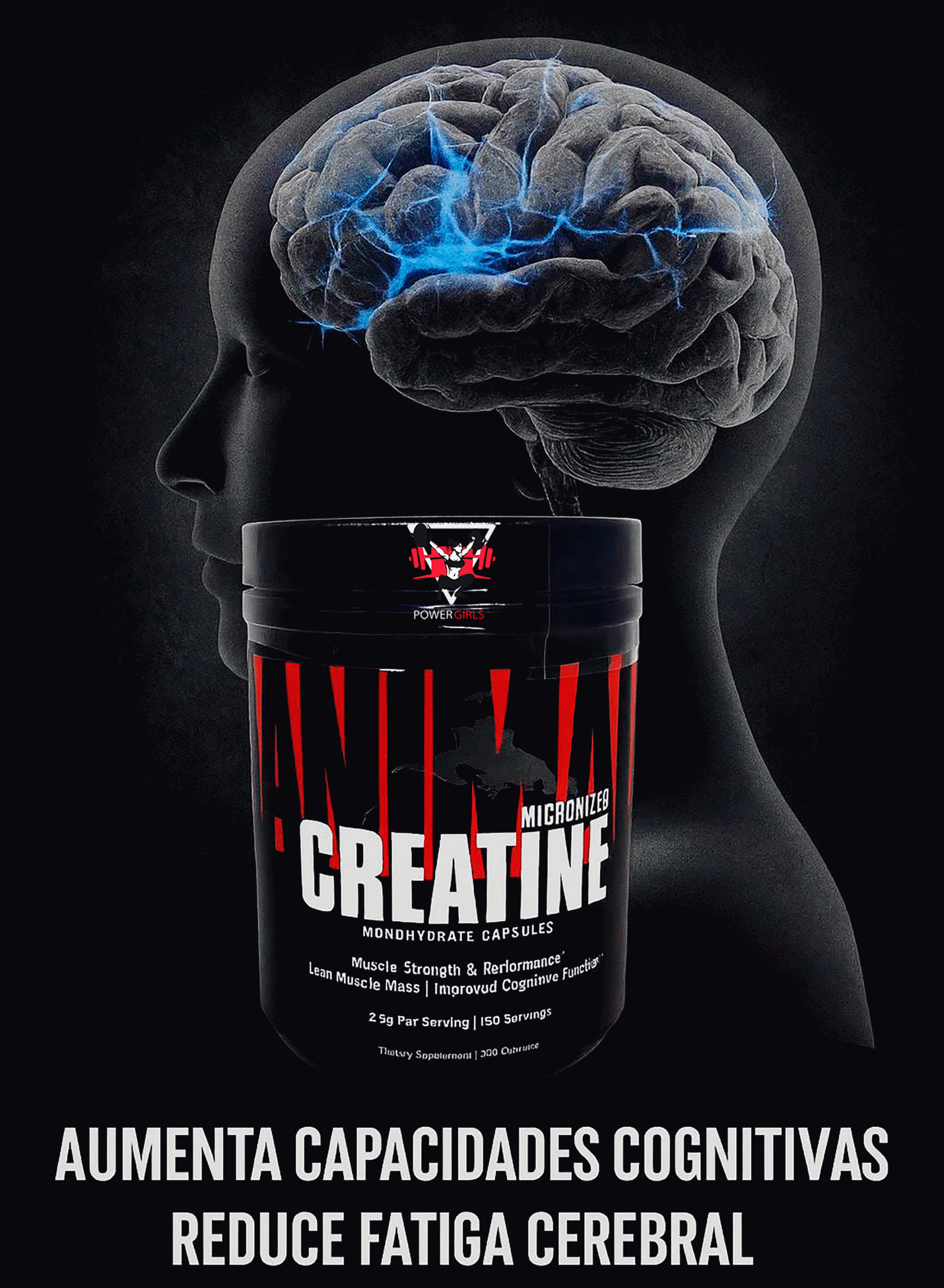 CREATINA - MICRONIZED CREATINE - ANIMAL - Imagen 4