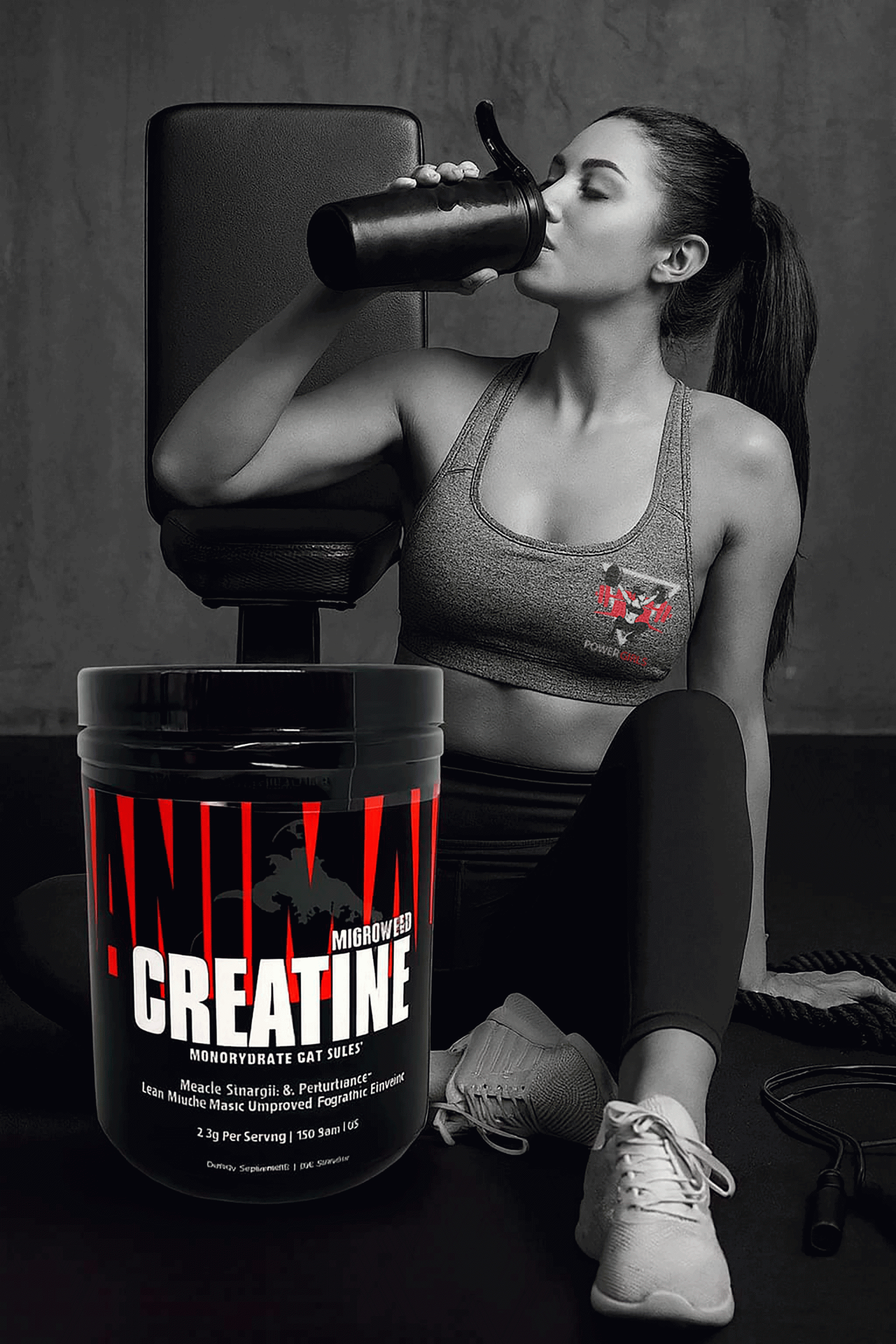 CREATINA - MICRONIZED CREATINE - ANIMAL - Imagen 5