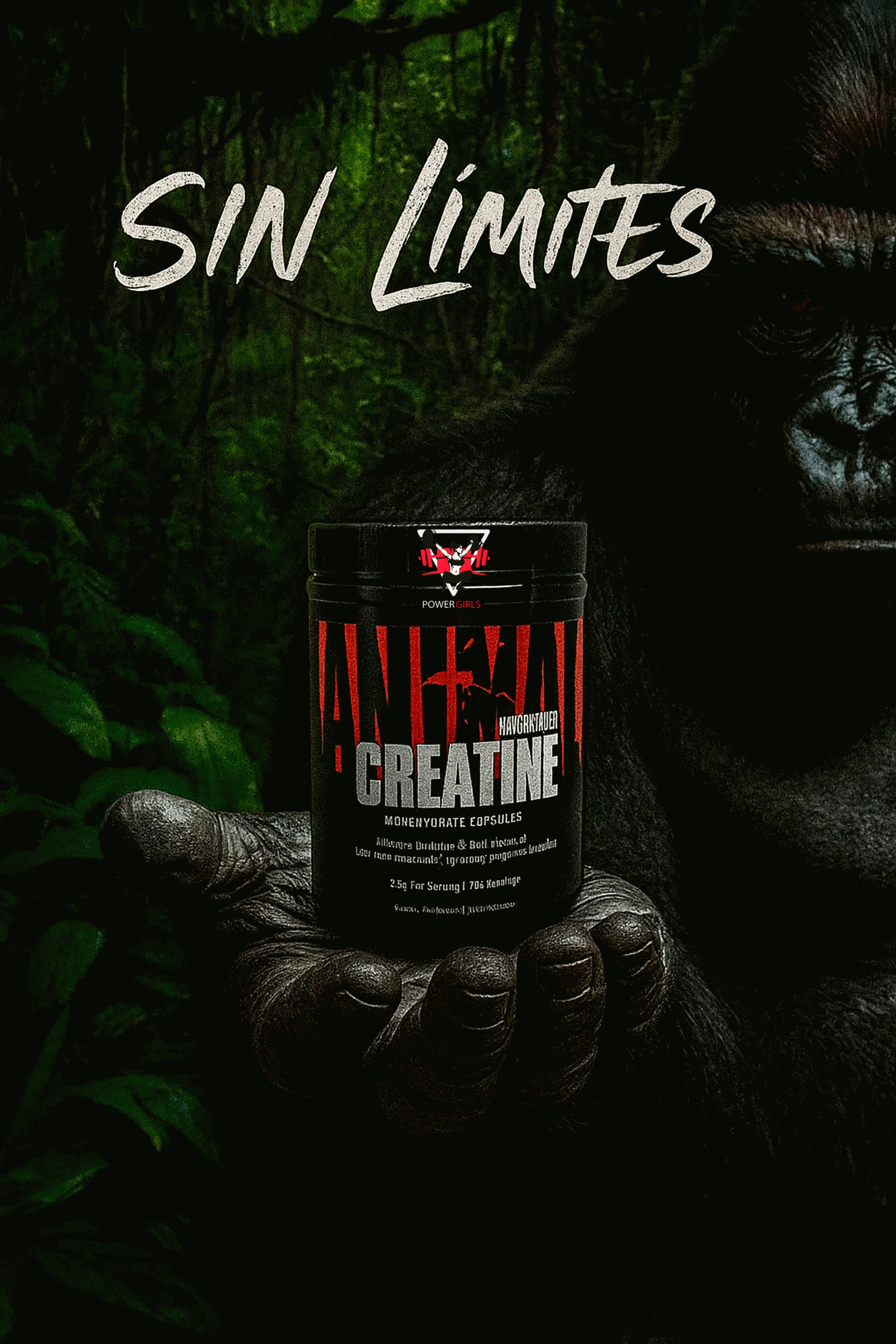 CREATINA - MICRONIZED CREATINE - ANIMAL - Imagen 6