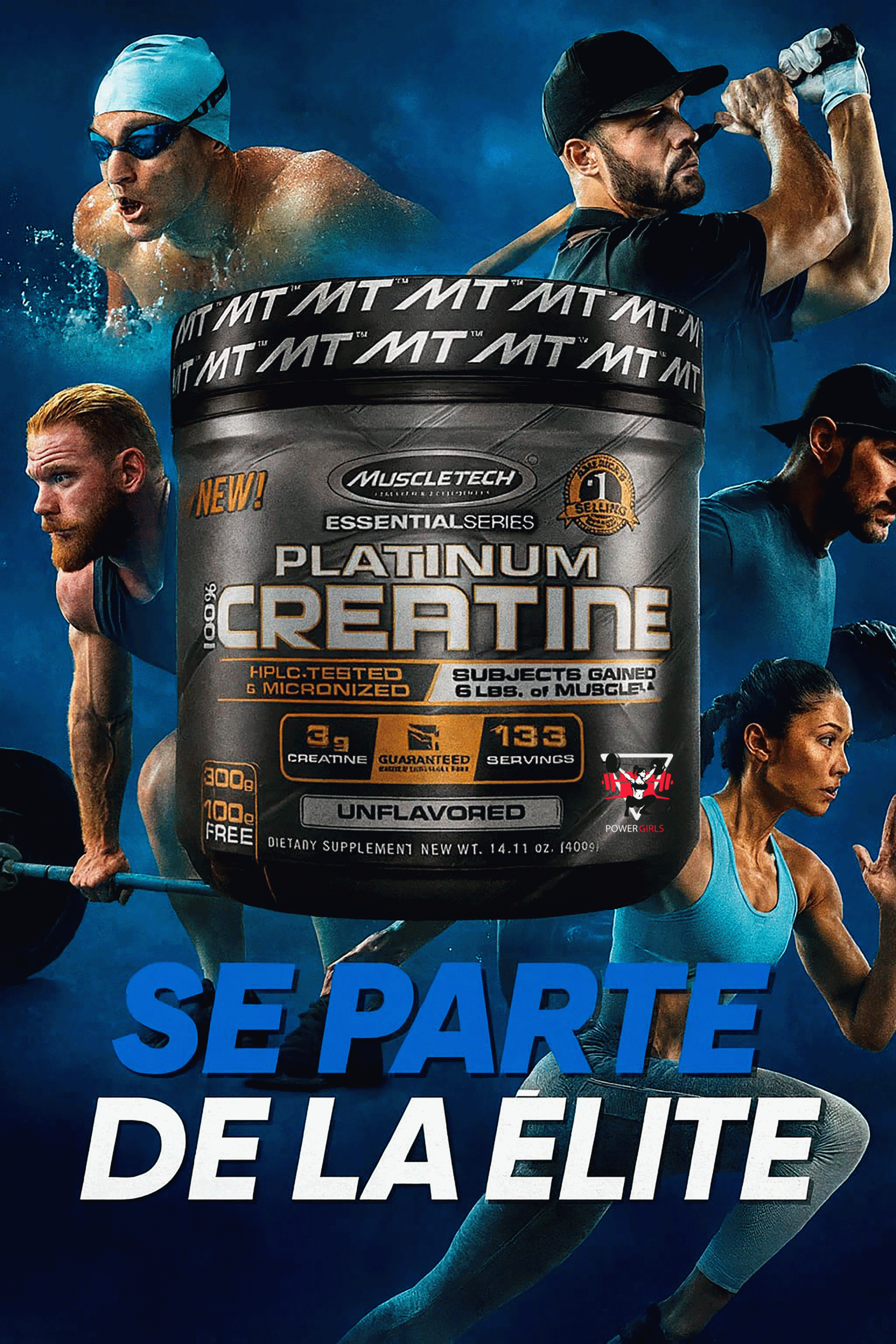 CREATINA - PLATINUM CREATINE - MUSCLETECH - Imagen 6