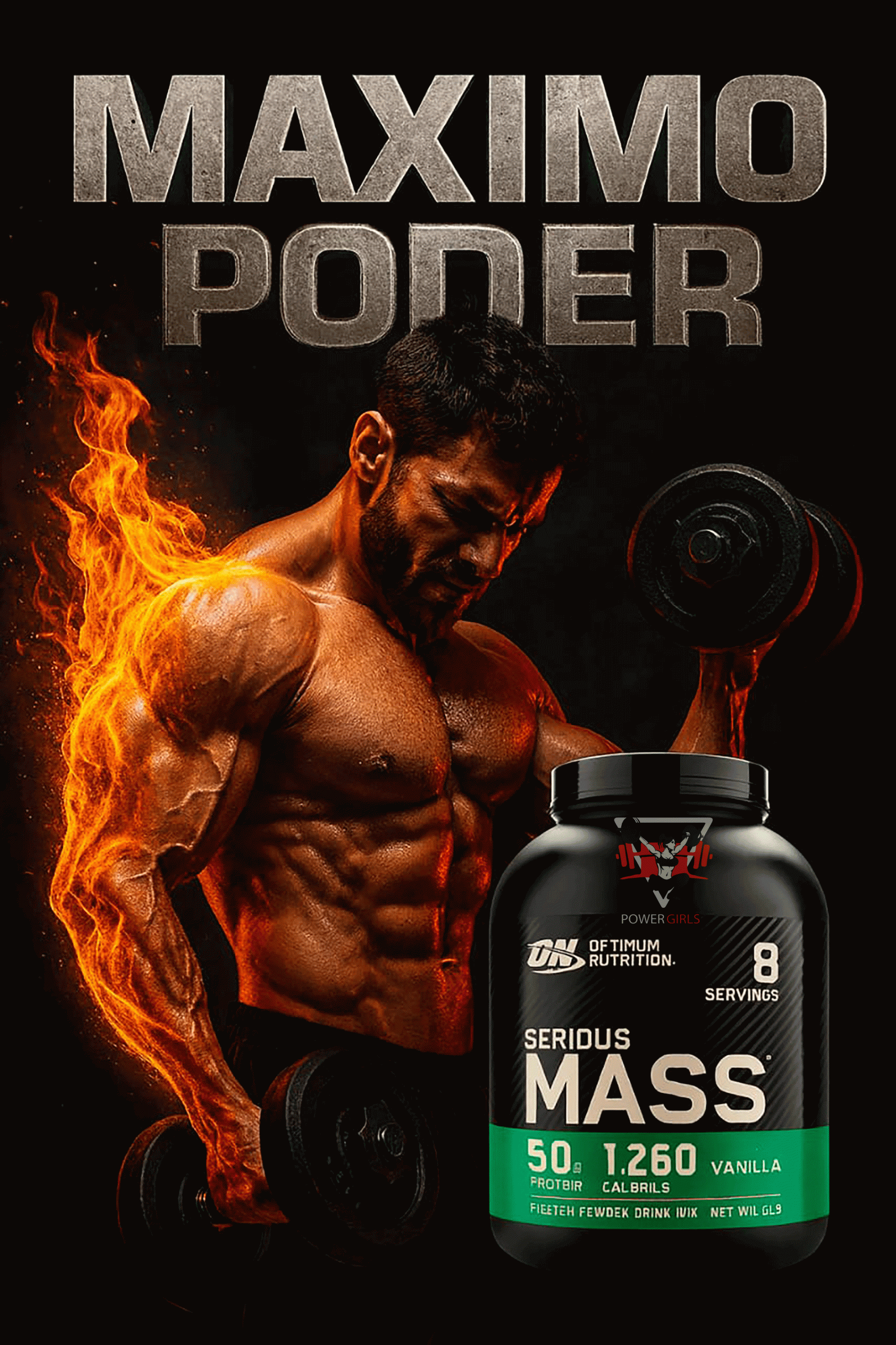 PROTEÍNA - SERIOUS MASS - OPTIMUM NUTRITION - Imagen 4